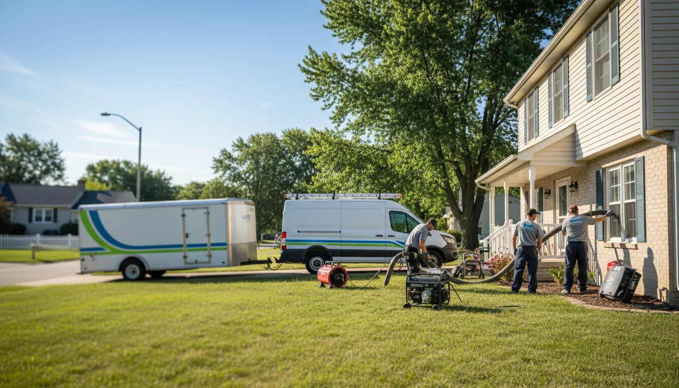 Flooded Basement Restoration And Cleanup With Repair in Three Rivers, MI near me